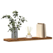 vidaXL Mensole a Parete 4 pz Legno Antico 40x10x1,5 cm in Truciolato