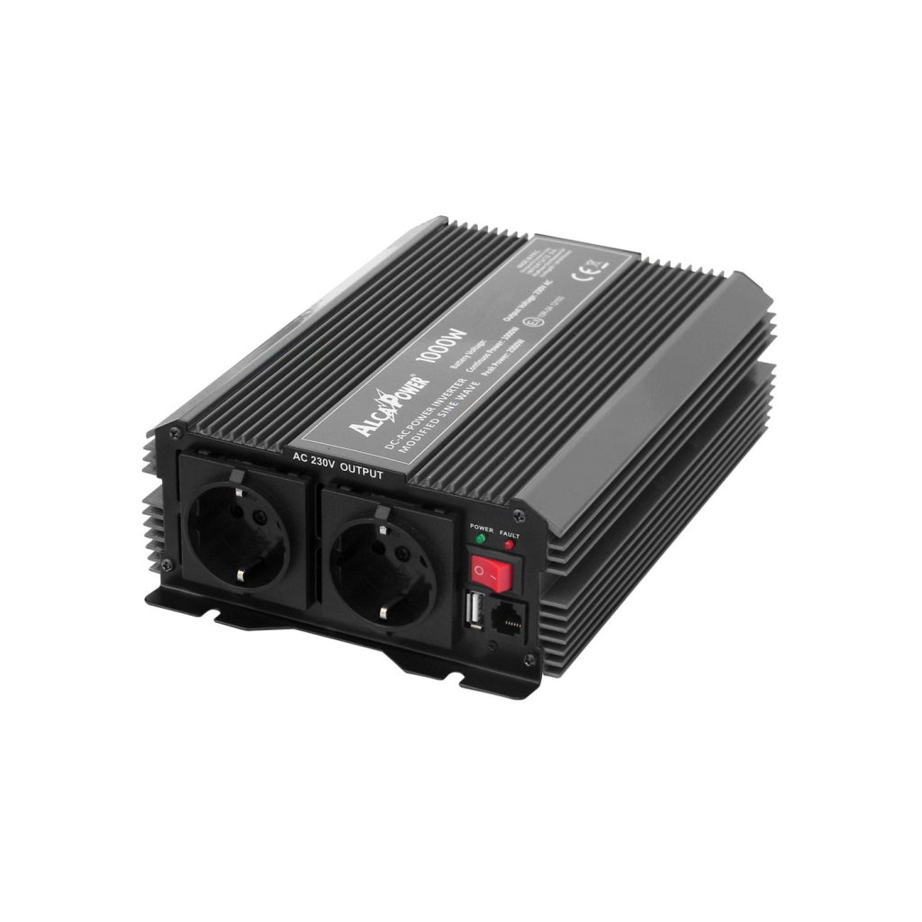 IRS1000-12 INVERTER Alca Power SOFT START 1000W Input 12V DC Output 220V AC