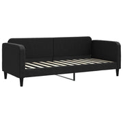 Letto singolo | Letto per adulti | Letto da Giorno Nero 80x200 cm in Tessuto