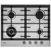 Hoover HHG6BF4C3X Piano Cottura a Gas Inox da Incasso 60 cm