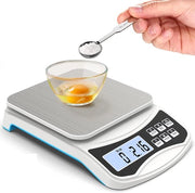 Pesa Cucina per Casa, alta precisione per alimenti cotti, bilanciere alimentare, pesa mini elettronico portatile