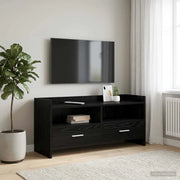 Mobile TV 100 x 33 x 47 cm Rovere Nero Legno ingegnerizzato 8011156