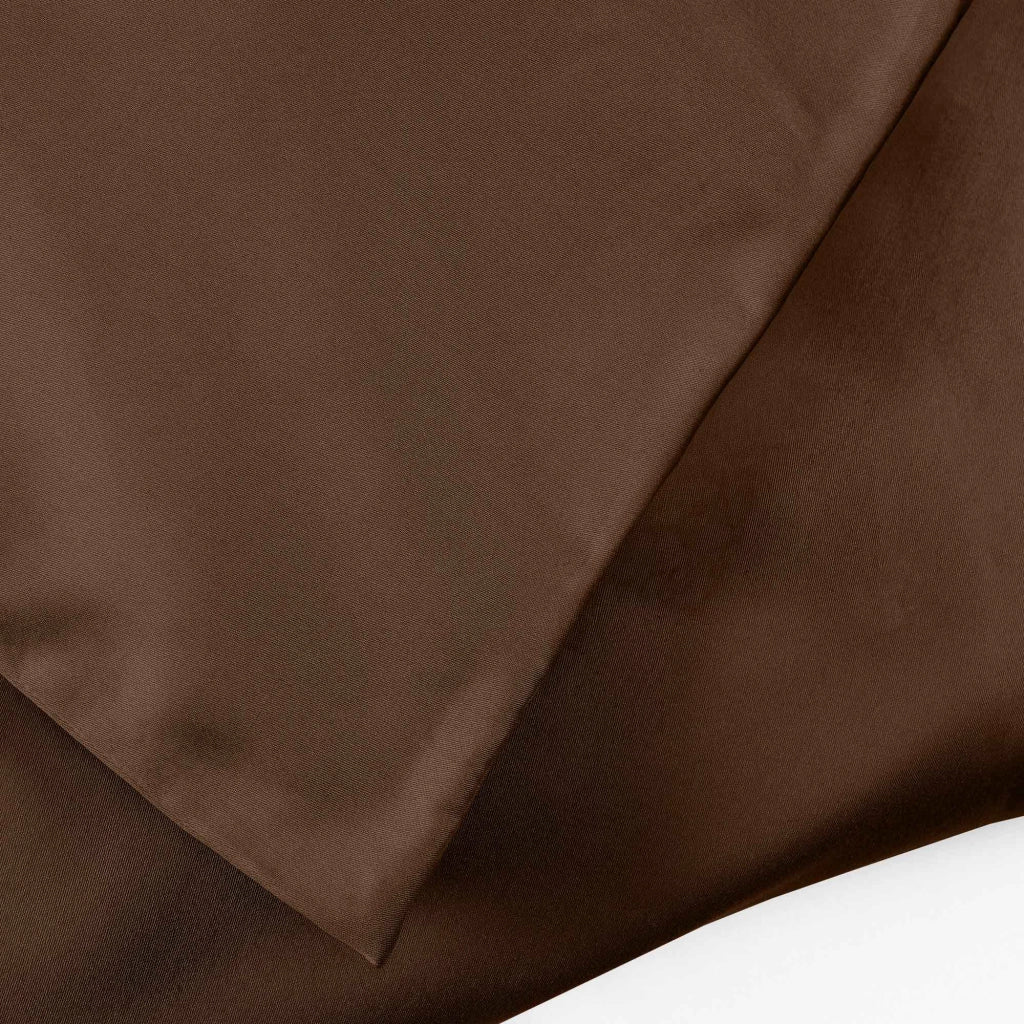 Coppia Federe per Cuscino 50x80 cm in  con Patella – Morbide, Traspiranti,– Tinta Unita, Lavabili  Cioccolato