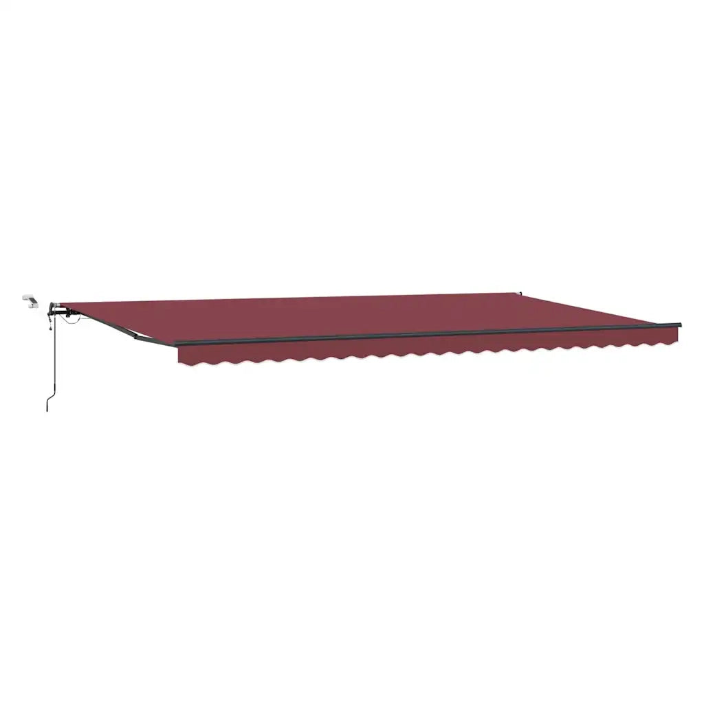 Tenda da Sole Retrattile Automatica con LED BordÃ² 600x300 cm