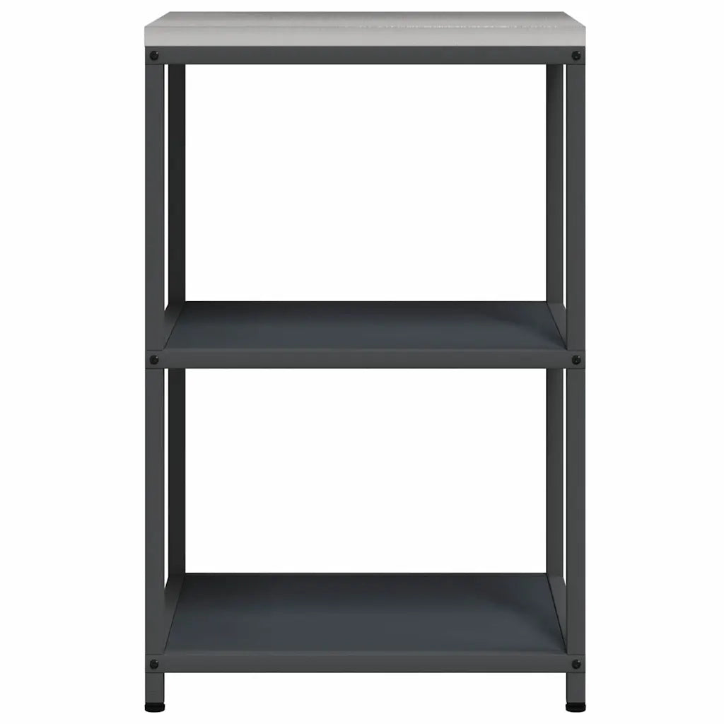 Pensile da cucina | Stoccaggio in cucina HATTEM Antracite 60 x 50 x 92 cm Acciaio