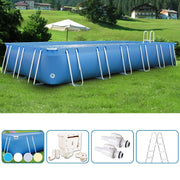 Piscina Fuori Terra Italika® Soft Rettangolare 7,80 X 4,30 H.1,40 M - Kit Base