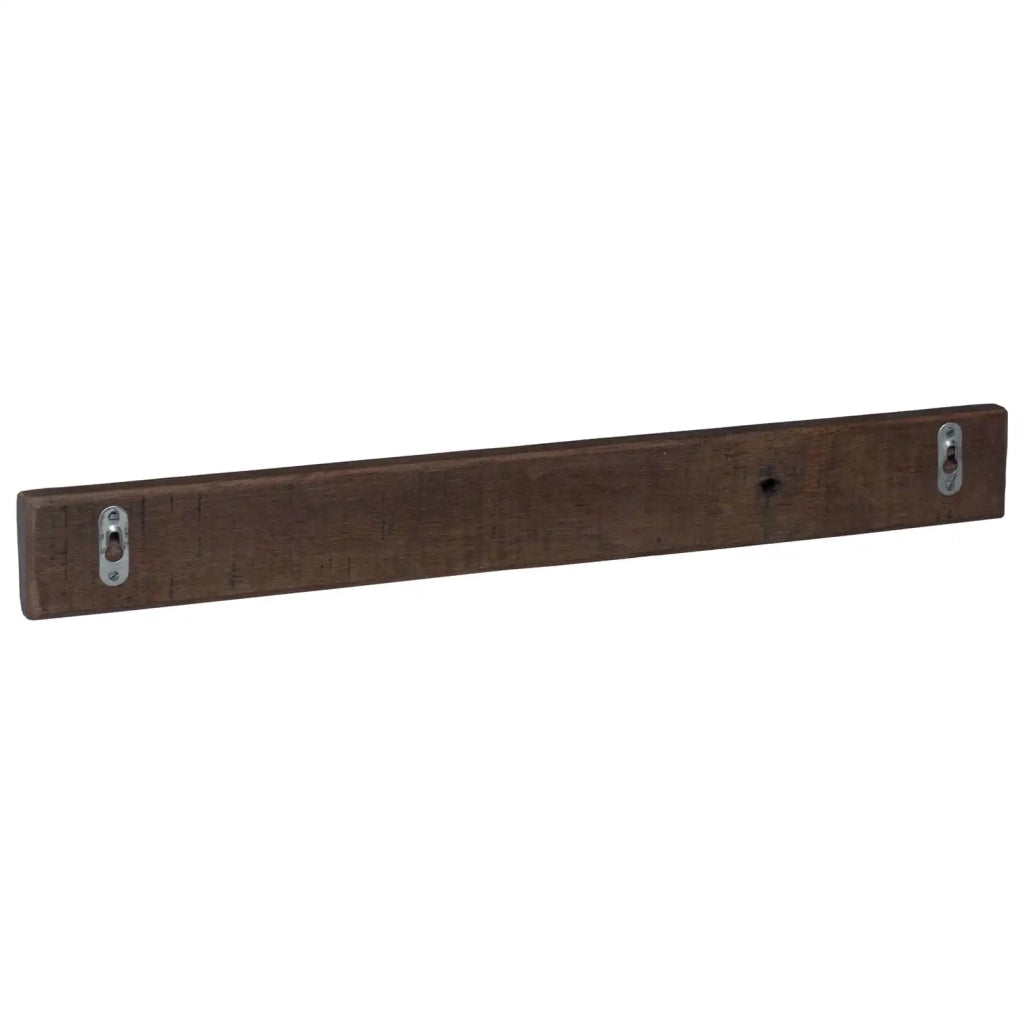 Gruccia Marrone 60 x 7 x 8 cm Legno Recuperato Massello 42012378