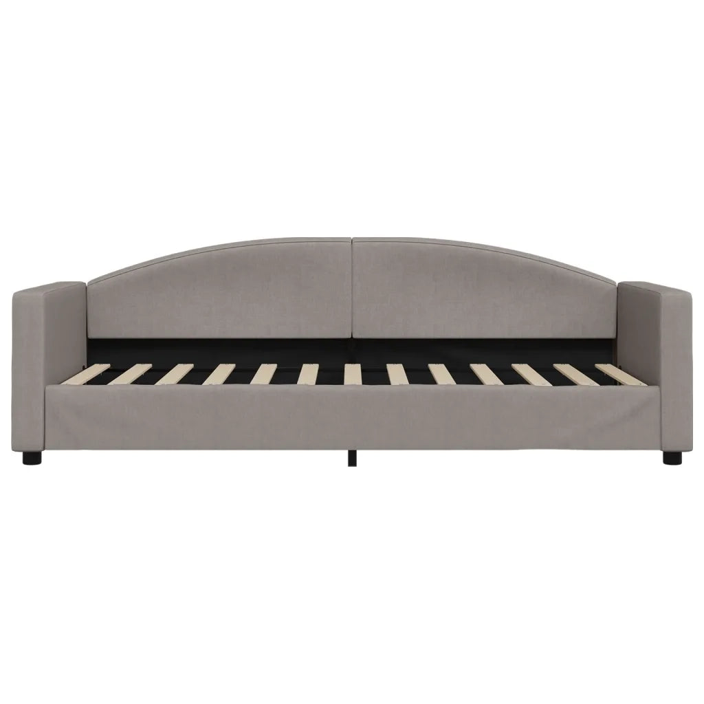 Letto singolo | Letto per adulti | Letto da Giorno Tortora 80x200 cm in Tessuto
