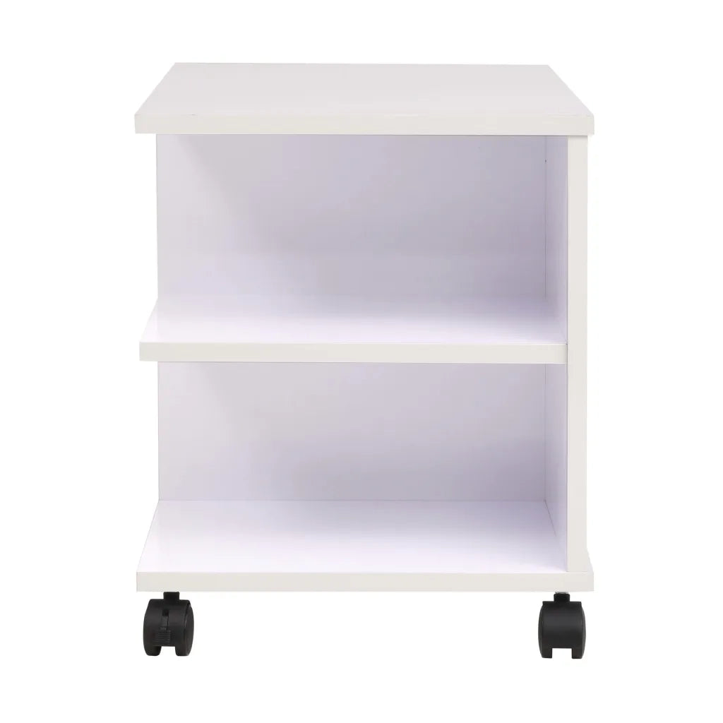 Scaffale con Ruote 50x35x42 cm Bianco CFW3571268