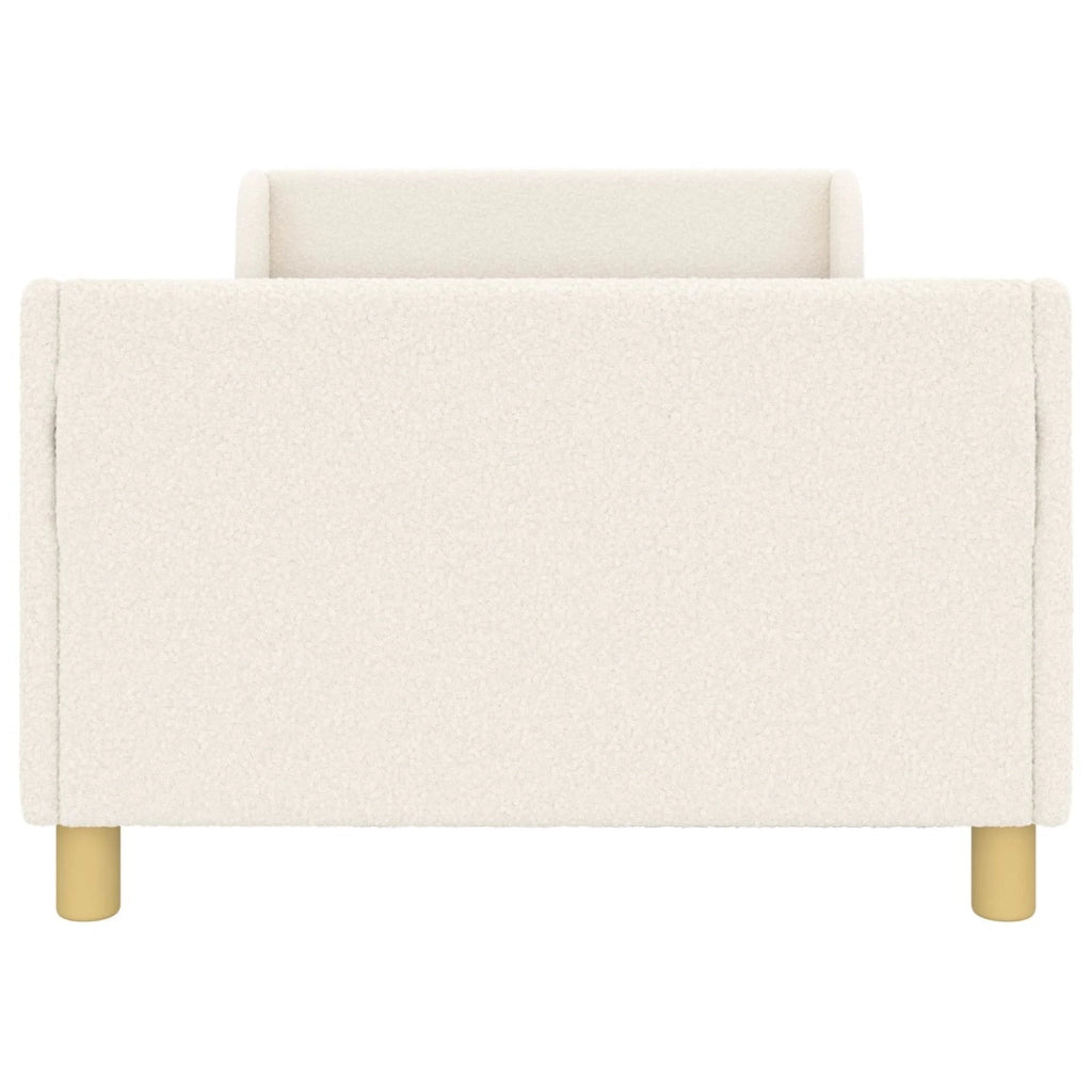 Struttura letto bambini con testata Crema 80 x 200 cm