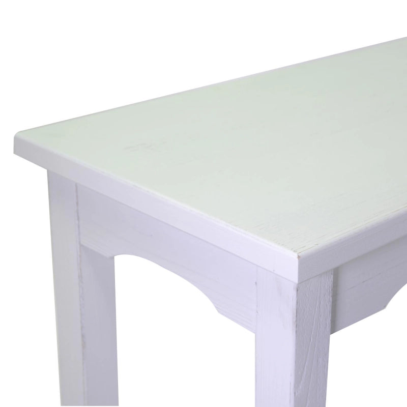 Tavolo esposizione legno nantes bianco quadro cm 50x50h70