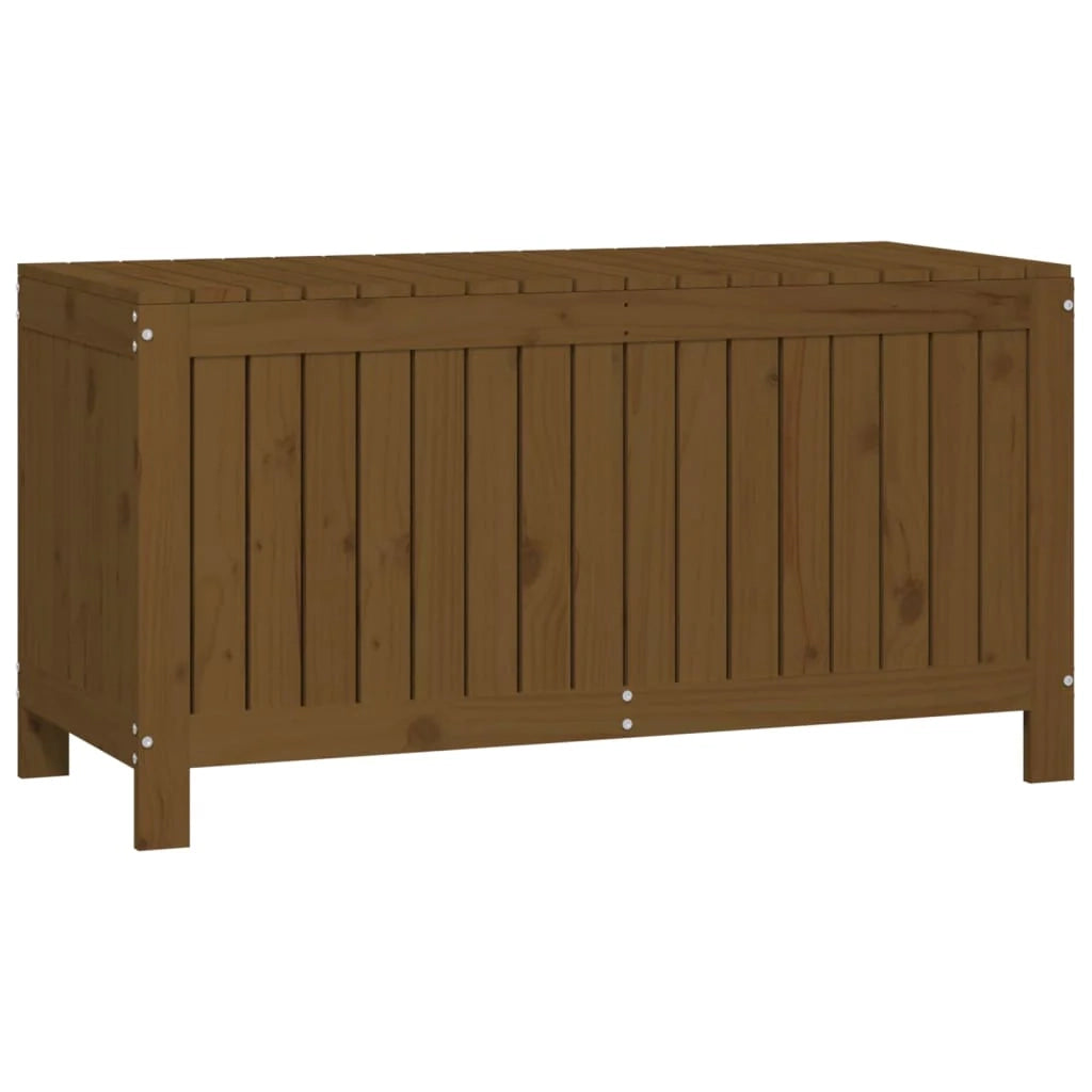 Baule portaoggetti da giardino 115 x 49 x 60 cm legno di pino color miele 02_0013102
