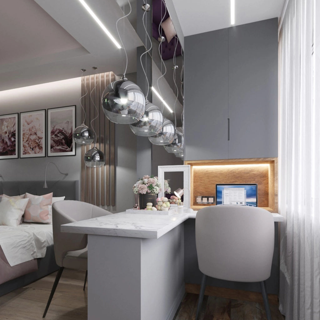Maytoni Lampadario contemporaneo Fermi 1 luce E27 nichel metallo diffusore vetro trasparente