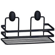 Mensola doccia rettangolare 1 ripiano in acciaio nero opaco Linea Cover Black Feridras
