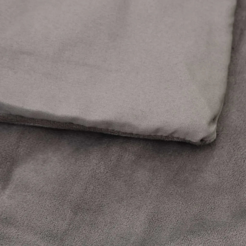 Coperta Ponderata con Copertura Grigia 120x180 cm 5 kg Tessuto 350824