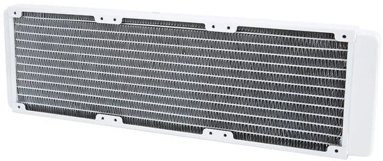 Raffreddamento ad acqua radiatore 360 mm - Radiatore bianco - Corpo di raffreddamento PC - Elevate prestazioni - 12 canali - Adatto per strumenti industriali