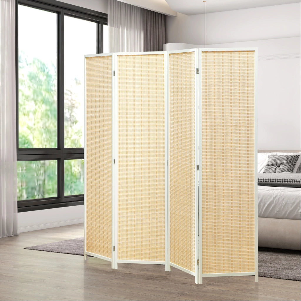 Paravento in legno ¨C zephmum ¨C 4 pannelli 180x180 cm naturale
