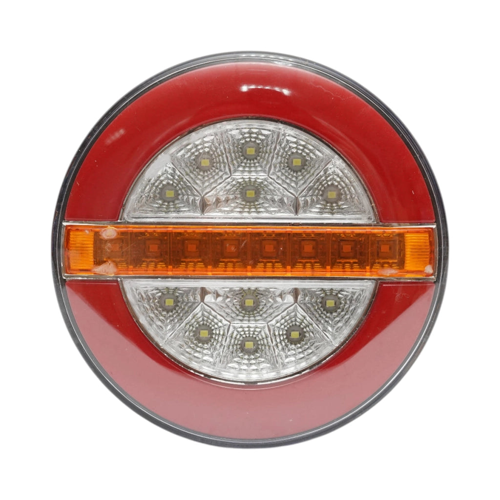 Luce freno posteriore rotonda LED 12V/24V universale 140x40mm Breckner Germany