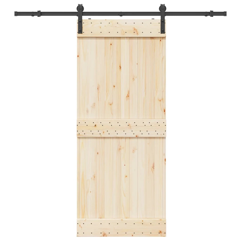 Kit di Binari per Porte Scorrevoli 183 cm Acciaio Nero CFW4996773