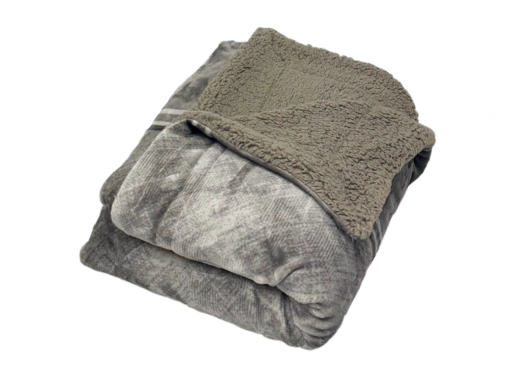 Plaid Morbido Stampato Coperta Calda Inverno Divano Sherpa Disegno Atene - Singolo - Atene