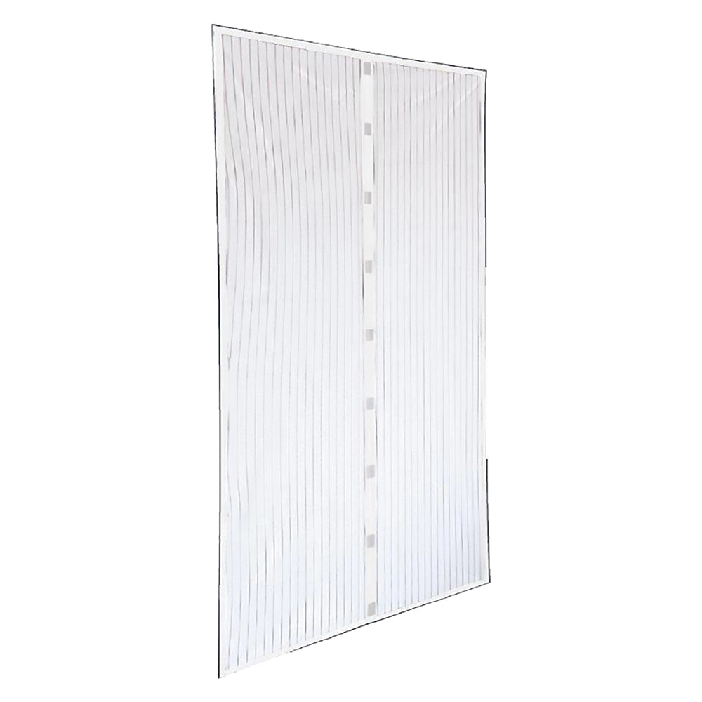 ZANZARIERA IN POLIESTERE CON MAGNETI PER PORTA 'ECCO MAGNET' cm 140 x 240 - col. nero  - IRS