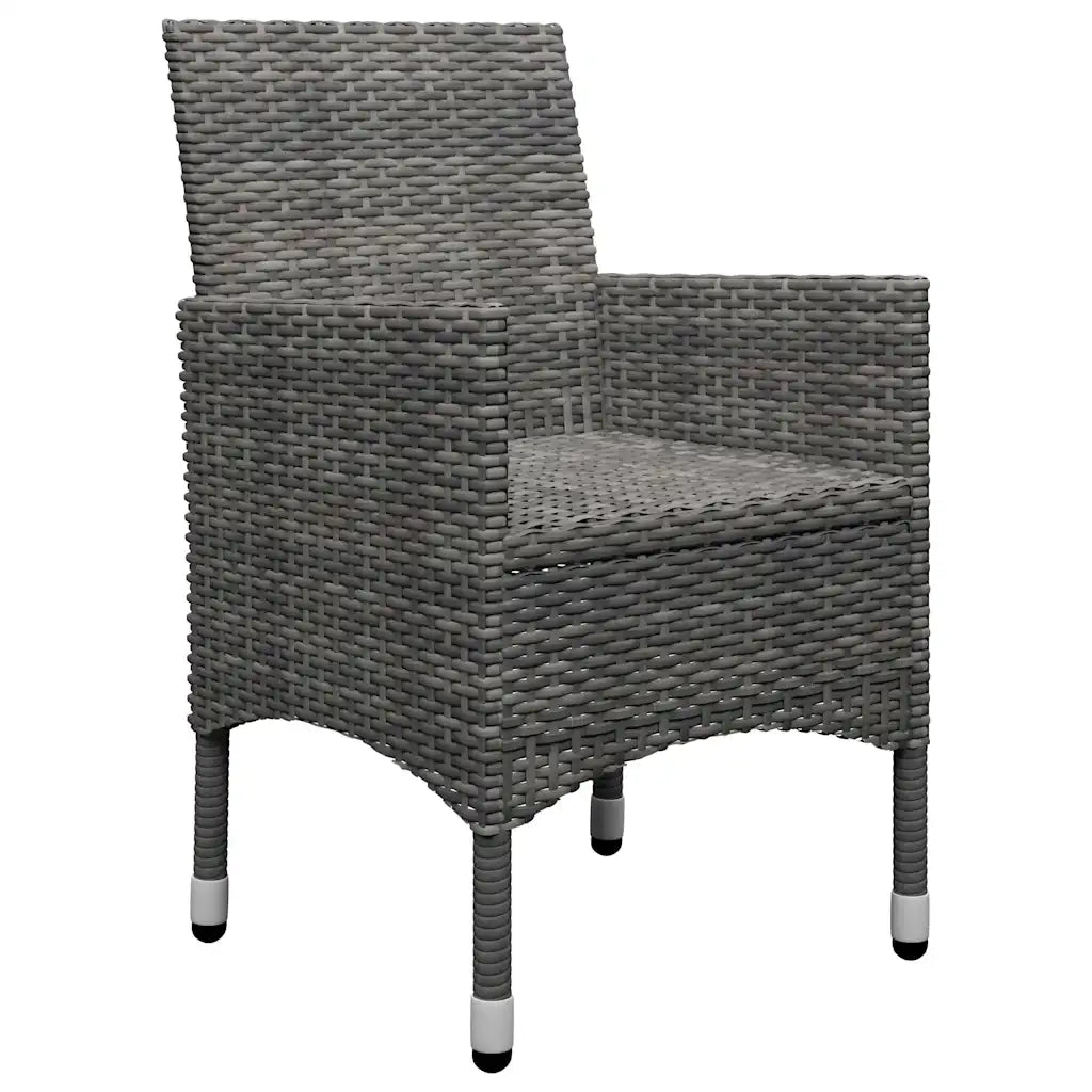 Set Mobili da Pranzo per Giardino 7 pz Grigio cod mxl 43792