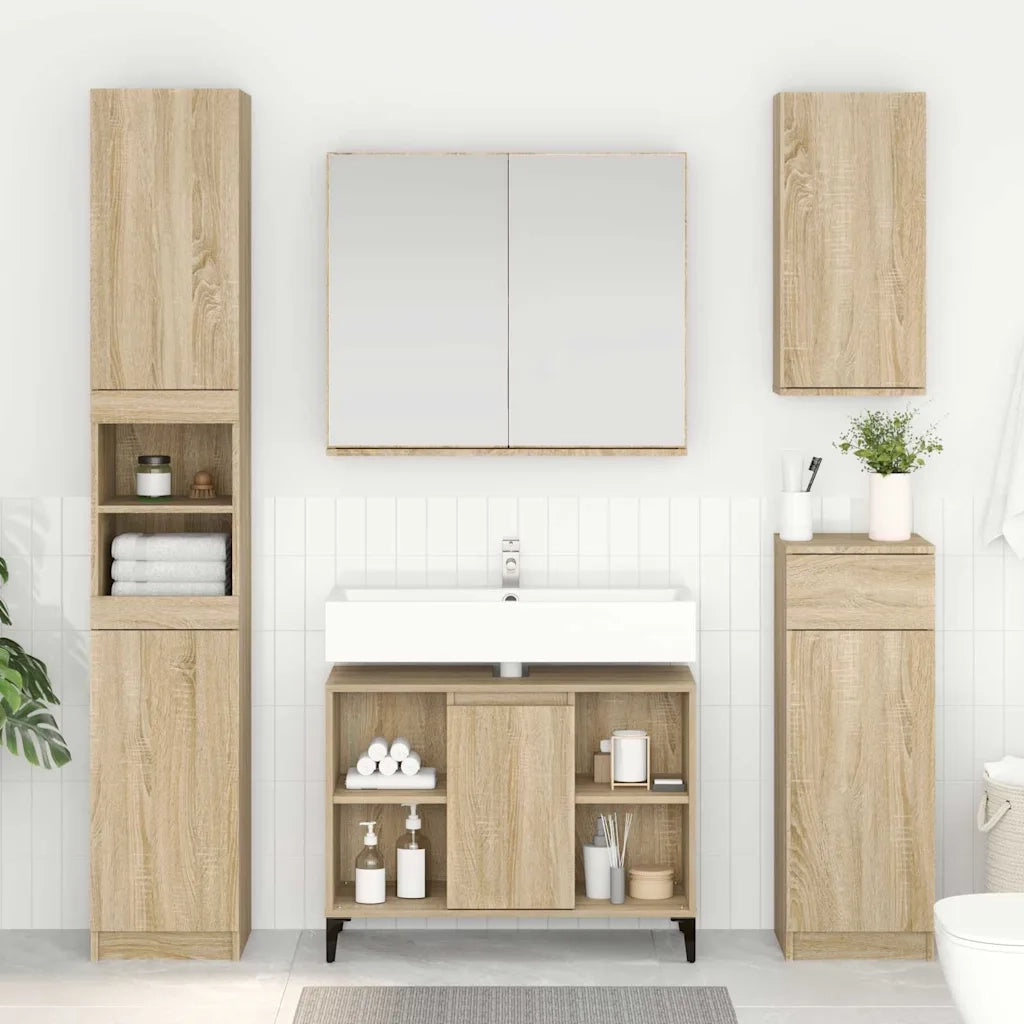 Armadio sottolavello con porta-Mobile sottolavello Rovere Sonoma 80 x 33 x 60 cm