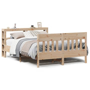 Letto matrimoniale | Letto per adulti | Letto senza Materasso 120x200 cm in Legno Massello di Pino