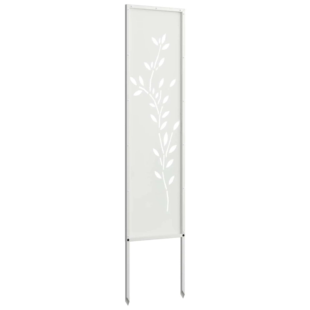 Schermo per privacy in giardino Floreale Bianco 32 x 140 cm 876253