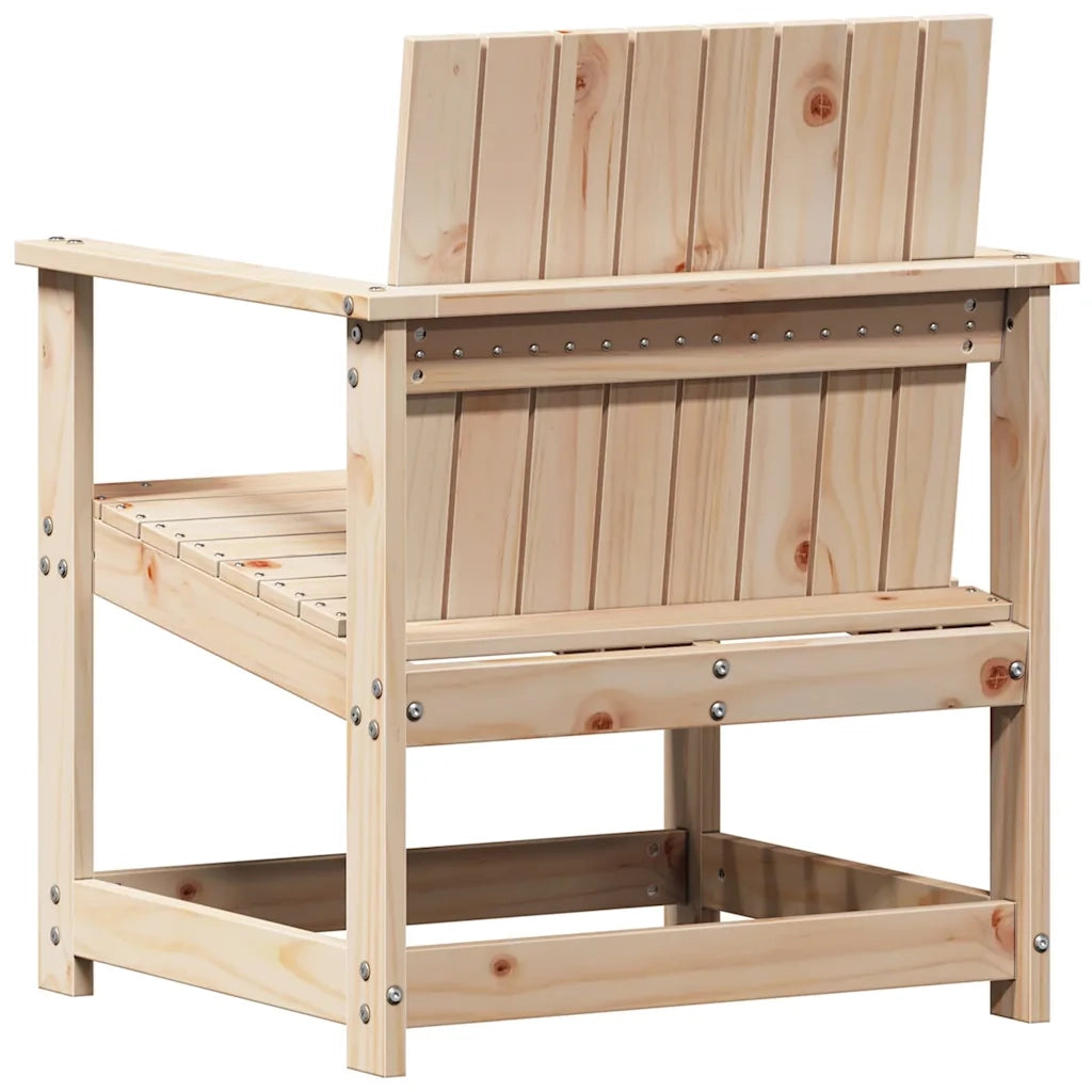 Set Salotto da Giardino 3 pz in Legno Massello di Pino 832630