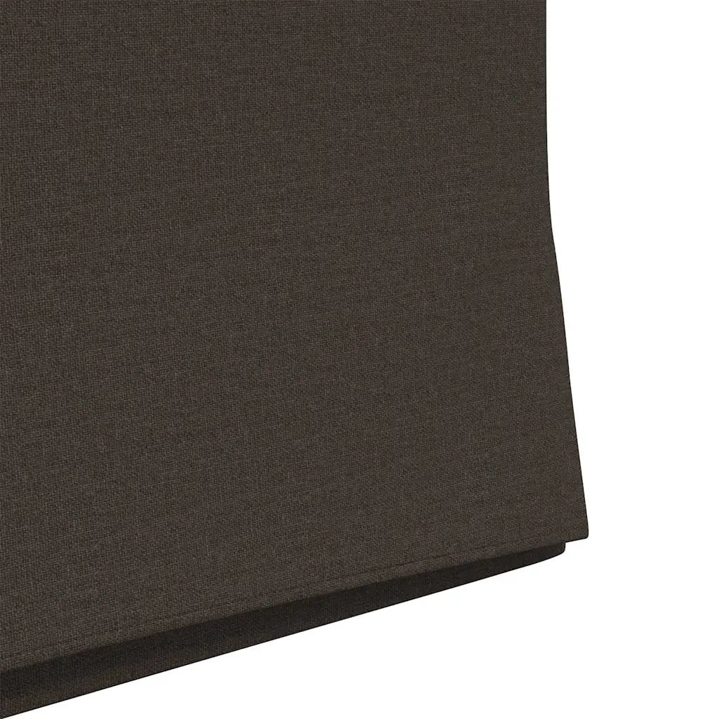 Sedie da pranzo 2 pcs Grigio scuro 57 x 67 x 95 cm Tela