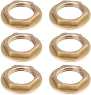 Accessori per sanitari 1/2 pollici zeskantmoer flens 6 pezzi BSP in ottone per fissaggio di rubinetti per vasca e lavabo