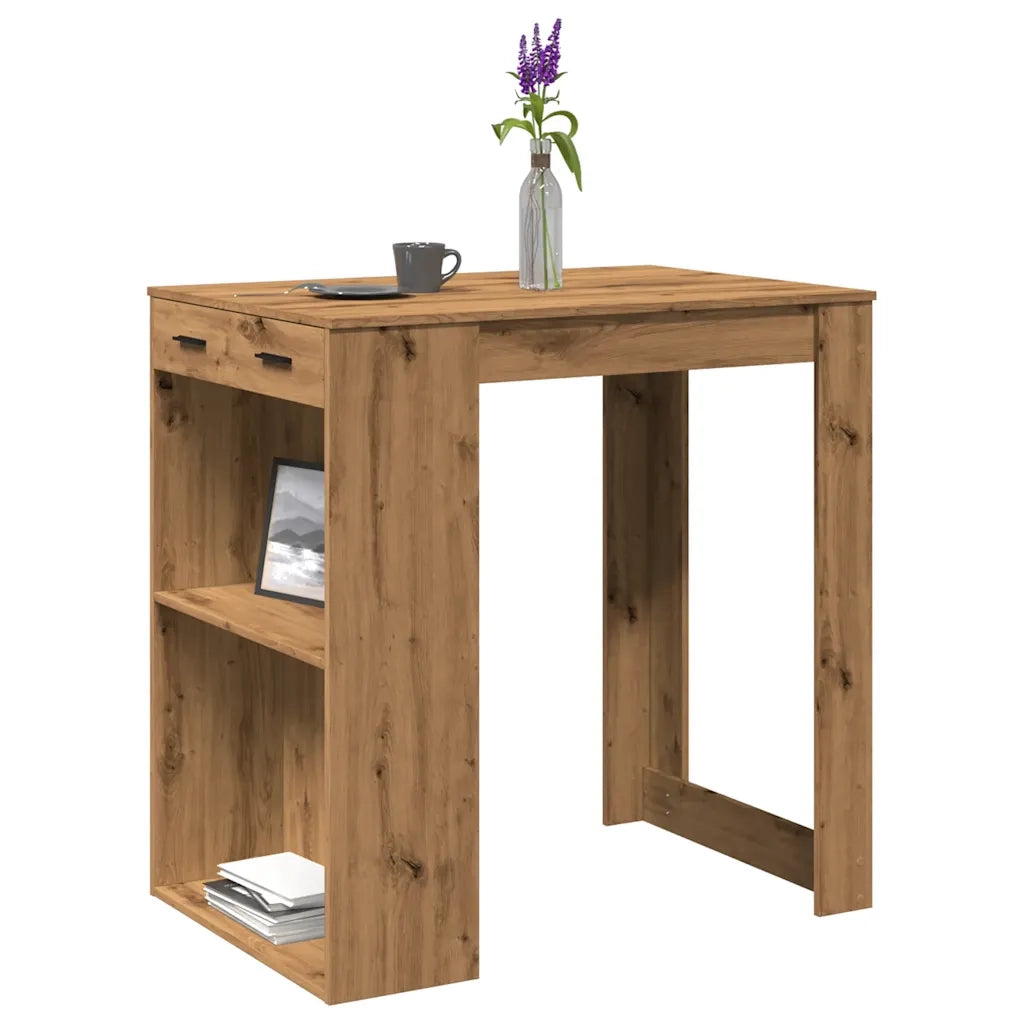 Tavolo Bar Rovere Artigianale 102x70x103,5 cm in Truciolato 3309329