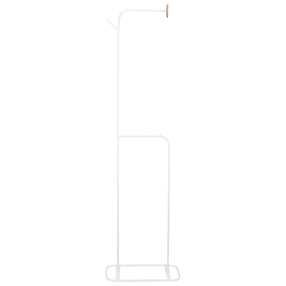 Appendiabiti in ferro bianco in metallo da 171 cm