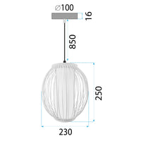 Lampada Da Soffitto Bamboo APP1634-1CP