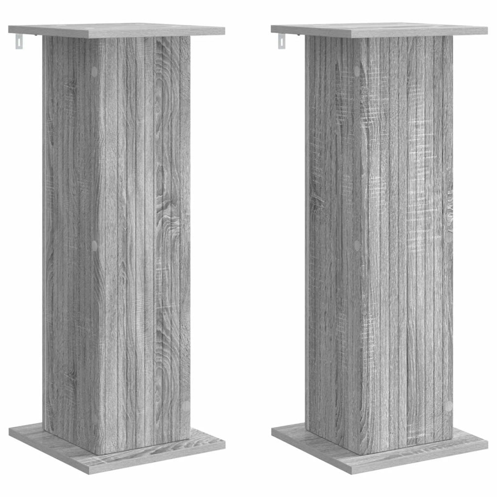 Supporto per piante 2 pcs Grigio Sonoma 30,5 x 30 x 80,5 cm 899775