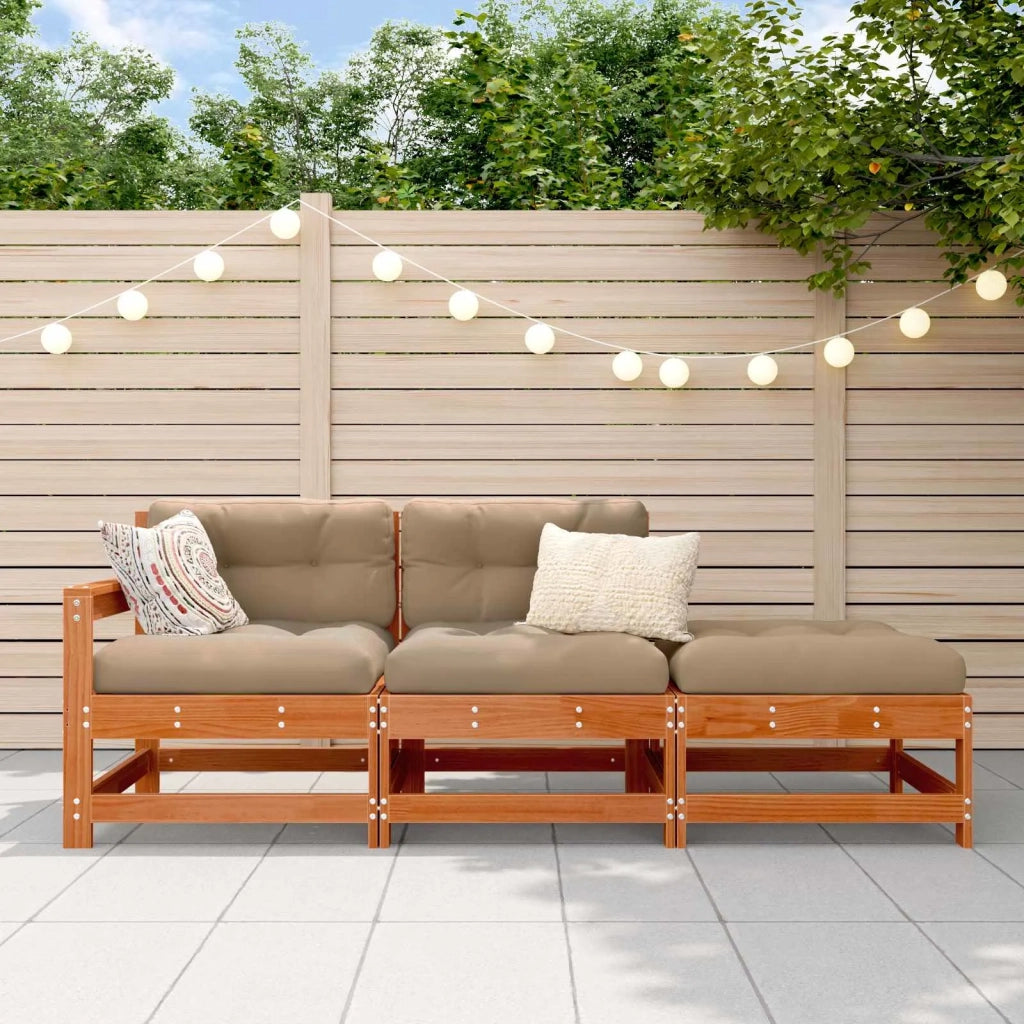 Unità Divano Sezionale Marrone Cerato 190 x 62 x 70,5cm 865486