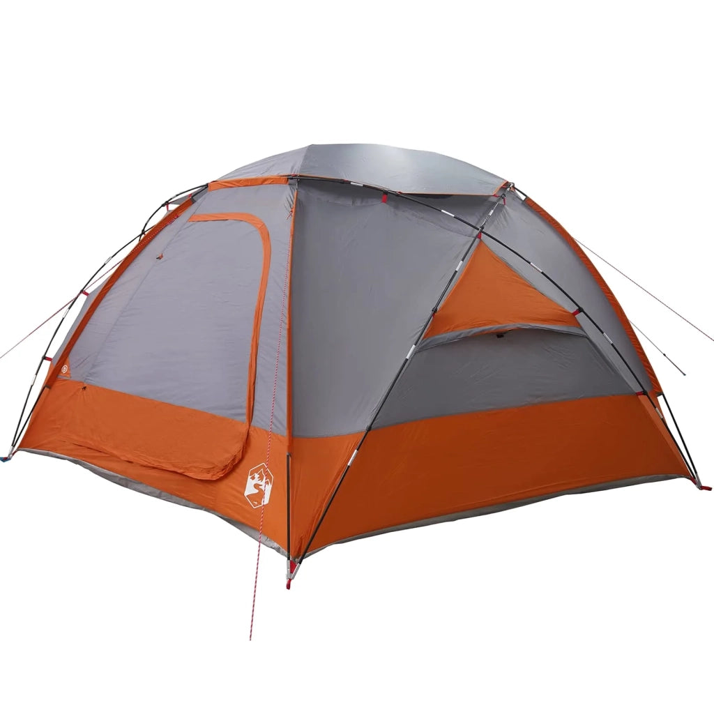 Tenda a cupola con tetto rimovibile Grigio e arancione 42017381