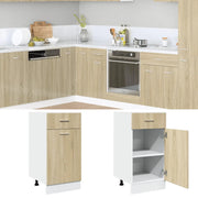 vidaXL Armadio Inferiore Cassetto “Lyon” Rovere Sonoma 40x46x81,5
