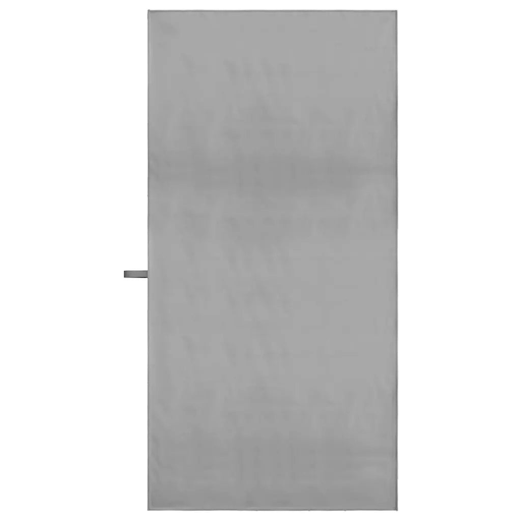 Asciugamani Sportivi 2 pcs Grigio scuro 140 x 70 cm