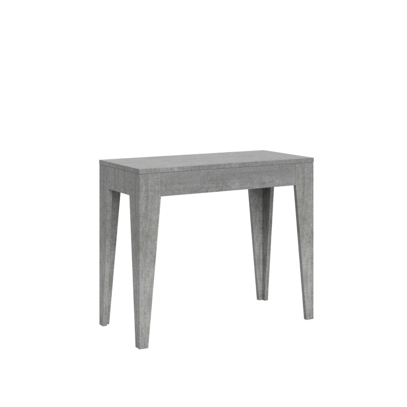 Consolle allungabile 90x42/198 cm Isotta Small - Cemento