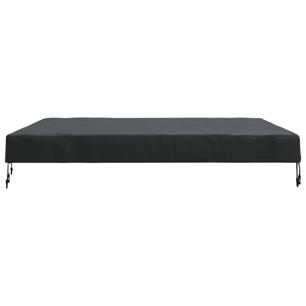 Copertura Tavolo Tinta unita Nero 142 x 142 x 15 cm Tessuto 4106092