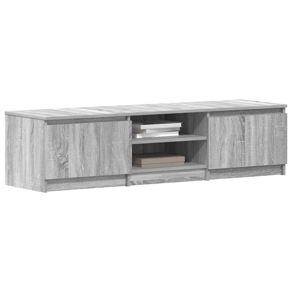 Mobile TV Grigio Sonoma 140x40x35,5 cm in Legno Multistrato 815358