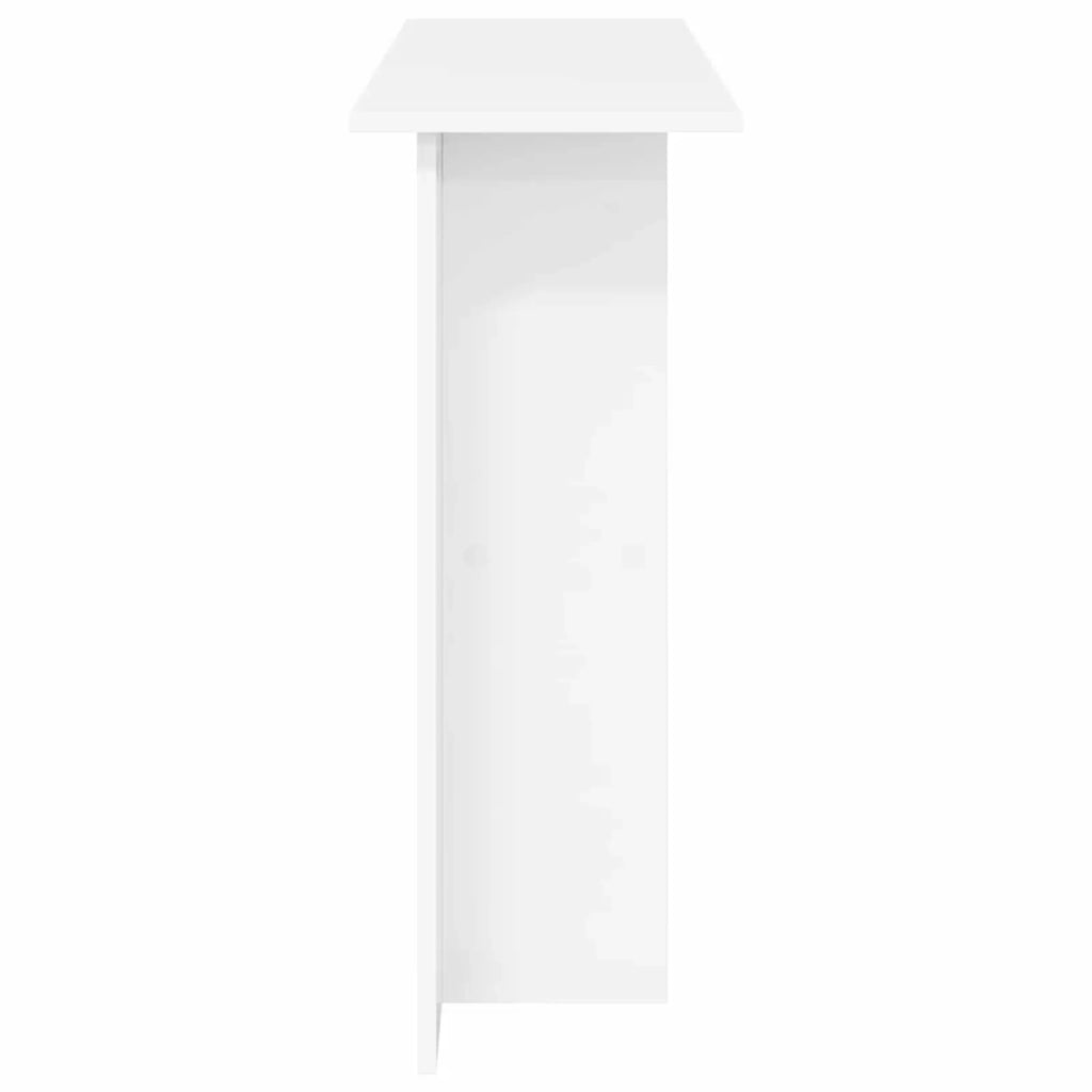 Tavolo consolle Bianco 100 x 30 x 75 cm Legno ingegnerizzato