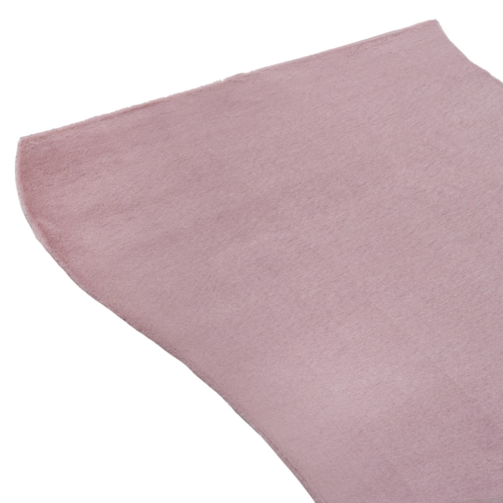 Tappeto Viola Chiaro in Ecopelliccia 160 × 230cm a Pelo Lungo con Retro in Poliestere per Soggiorno e Corridoio Moderni