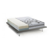 Materasso singolo Sermenza, Materasso in Memory foam e Waterfoam, 100% Made in Italy, Antiacaro e Anallergico, cm 80x190h 22
