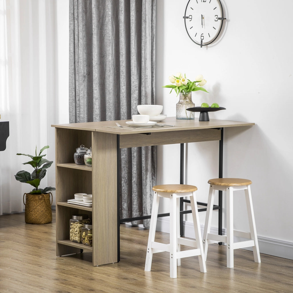 Tavolo da bar ¨C zephmum ¨C grigio chiaro 120x76x91 cm