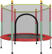 Trampolino - Trampolino per Bambini - Trampolino con Rete di Sicurezza - Divertimento Sportivo per Interni - 100KG di Capacità di Carico