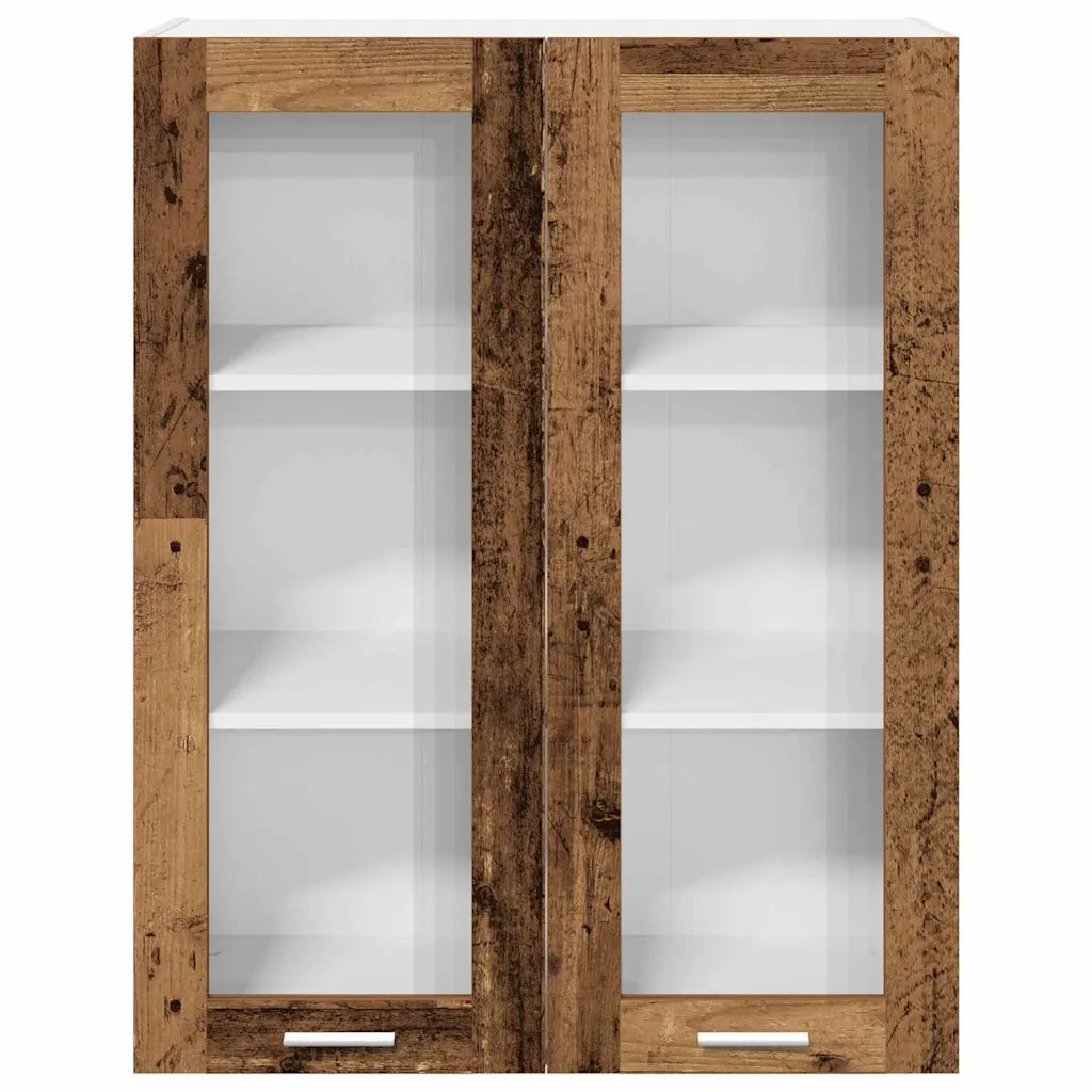 Armadio pensile con porta Legno vecchio 80 x 31 x 100 cm 884400
