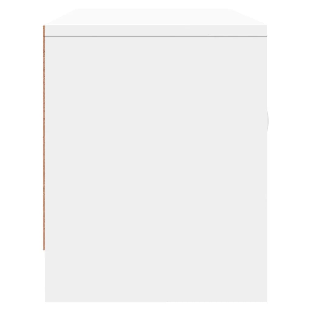 Mobile Porta TV Bianco 102x30x37,5 cm in Legno Multistrato 823253